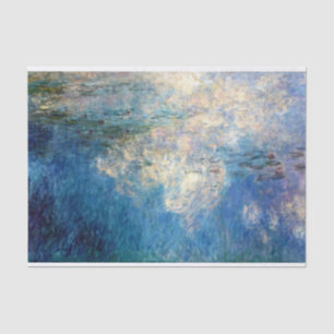 Papel De Seda Lírios de água de Monet as belas artes das nuven