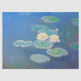 Papel De Seda Lírios de água, efeito noturno de Monet