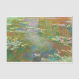 Papel De Seda Lírios de água por Claude Monet