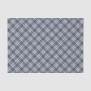 Papel De Seda Listra Azul-Vermelha da xadrez diagonal