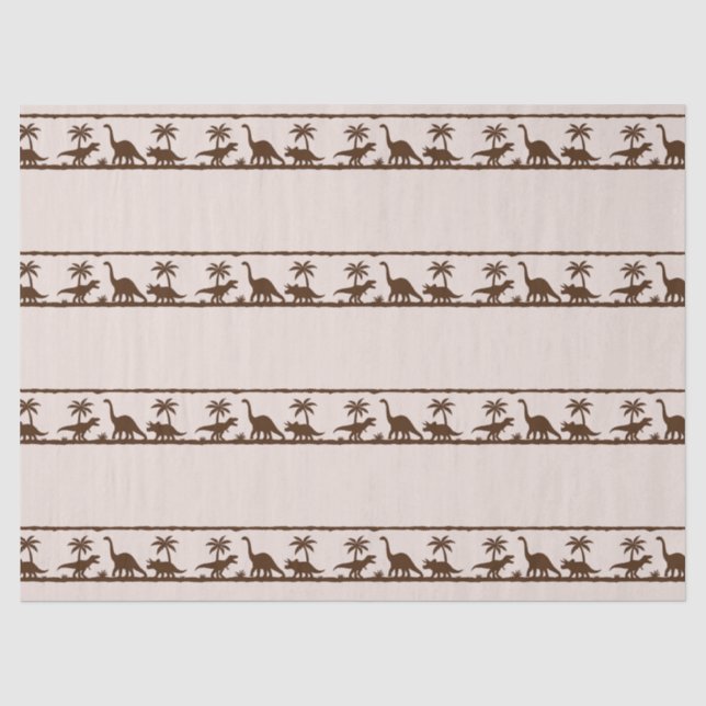 Papel De Seda Listra de Dinossauro (Frente )