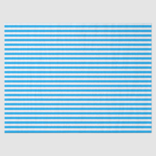 Papel De Seda Listrado de Azul