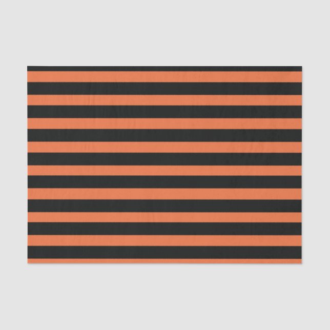 Papel de seda listrado de Halloween para encher sa (Frente )