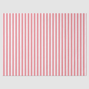 PAPEL DE SEDA LISTRADO VERMELHO CLARO CLÁSSICO