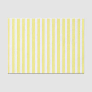 Papel De Seda Listras amarelas pastéis vintage branco listrado
