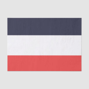 Papel De Seda Listras Azuis Brancas e Vermelhas Listrado