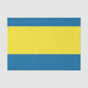 Papel De Seda Listras Azul e amarelo Personalizável