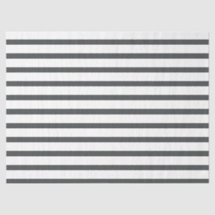 Papel De Seda Listras Brancas Cinzas