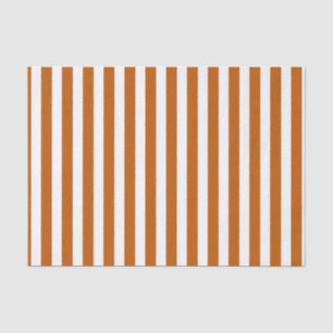 Papel De Seda Listras brancas e laranja queimadas
