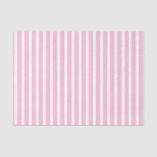 Papel De Seda Listras cor-de-rosa e brancas macias verticais