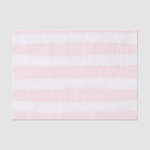 Papel De Seda Listras cor-de-rosa românticas da aguarela
