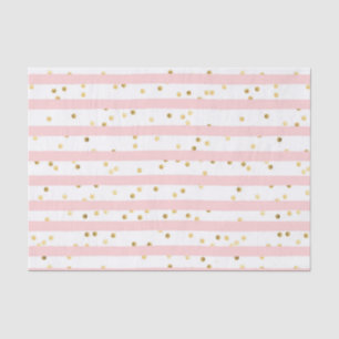 Papel De Seda Listras de Aquarela Rosa
