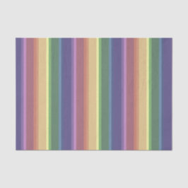 Papel De Seda Listras de arco-íris sem som