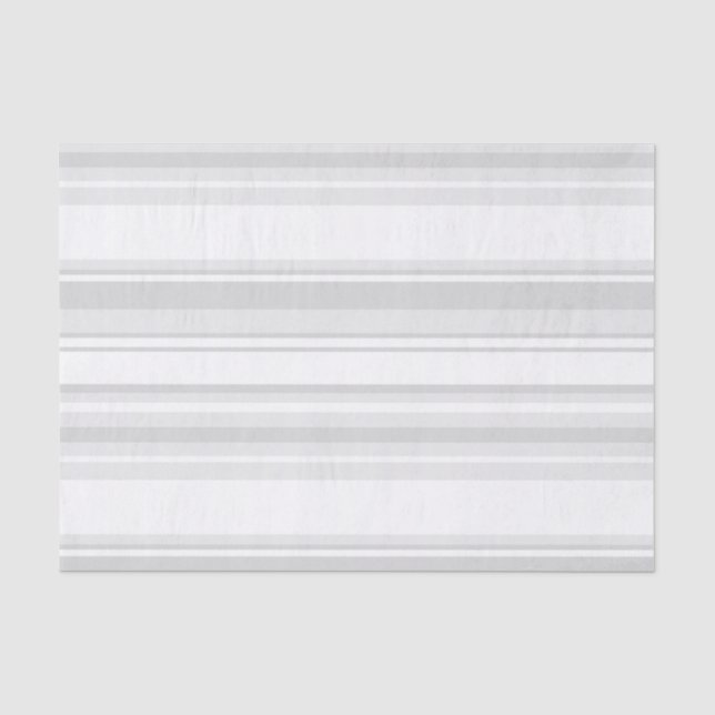 Papel De Seda Listras de cinza clara (Frente )