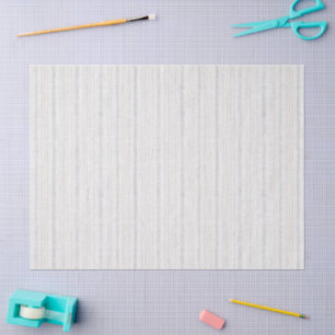 Papel De Seda Listras de Creme Branco Chic