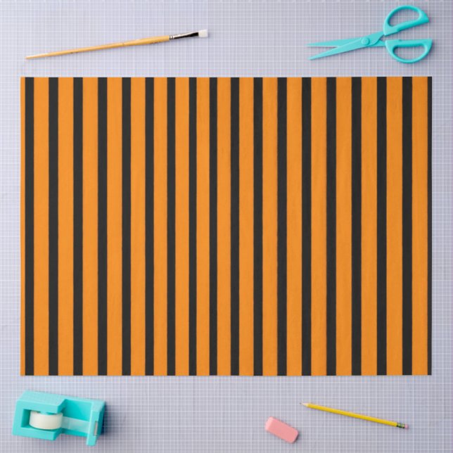 Papel De Seda Listras de Halloween (Arte )