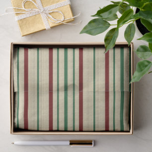 Papel De Seda Listras de Natal