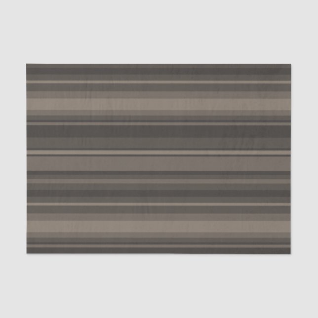 Papel De Seda Listras de taupe (Frente )