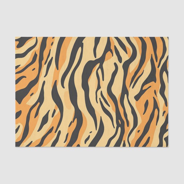 Papel De Seda Listras de Tigre (Frente )