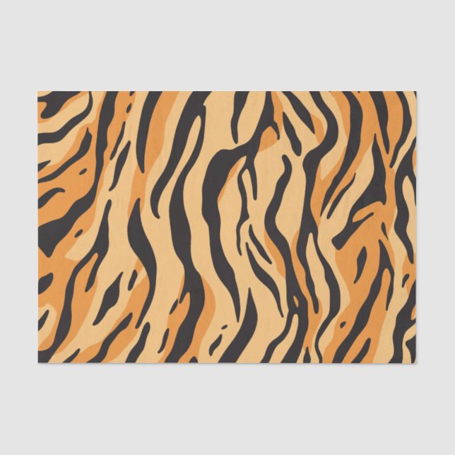 Papel De Seda Listras de Tigre (Frente )