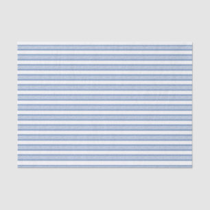 Papel De Seda Listras esboçadas azuis/cinza