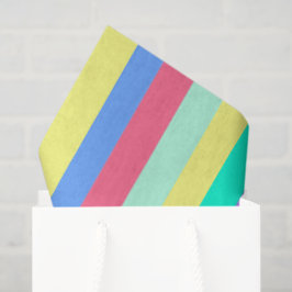 Papel De Seda Listras Pastel de Primavera Energizantes