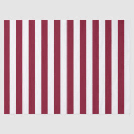 Papel De Seda Listras Verticais Burgundy e Branco