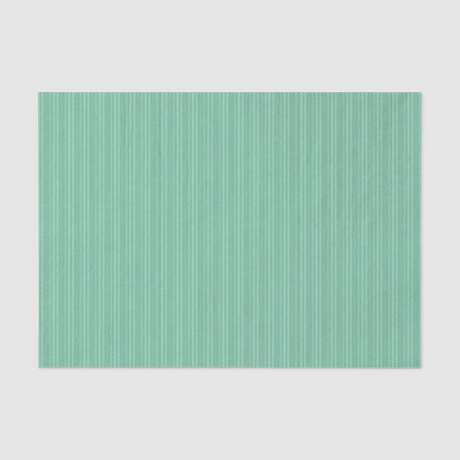 Papel De Seda Listras Verticais no Tom Verde Menta (Frente )