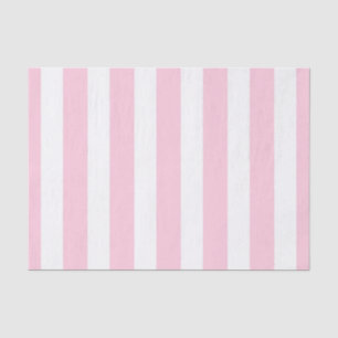 Papel De Seda Listras Verticais Rosa e Branco Listra Xadrez Rúst