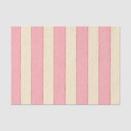 Papel De Seda Listras verticais rosa e creme