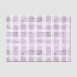 Papel De Seda Listras Xadrez Brancas Roxo Claro