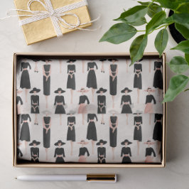 Papel De Seda Little Black Dress Society Custom Blush Accent