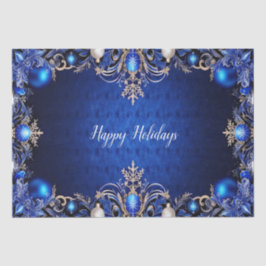 Papel De Seda Livro Azul de Natal