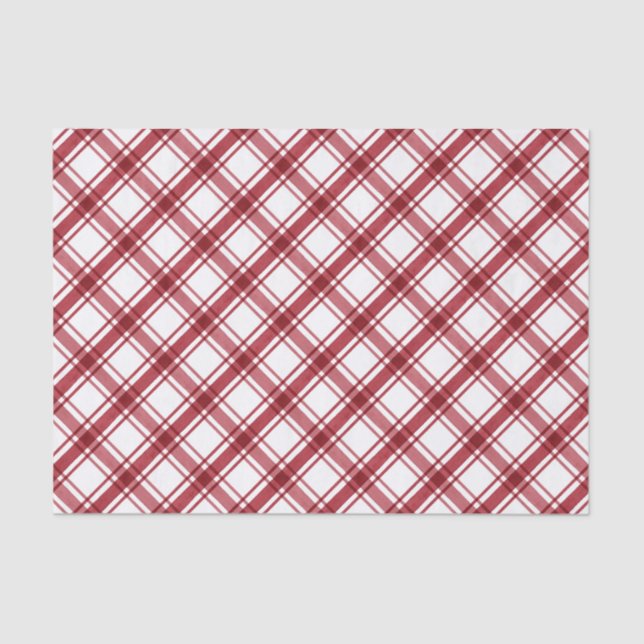 Papel De Seda Livro Branco e Vermelho (Frente )