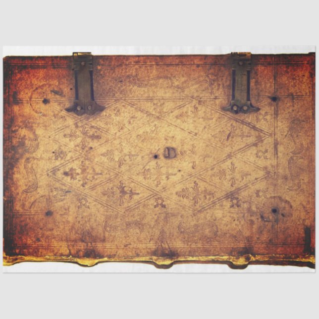 Papel De Seda Livro Cobrir Decoupage Paper (Frente )