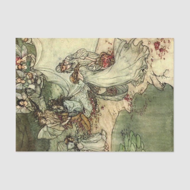 Papel De Seda Livro de Histórias Escarlate Folha de Testes (Frente )