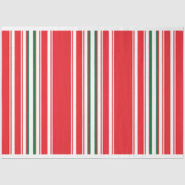 Papel De Seda Livro de Tecidos Red and Green Strips