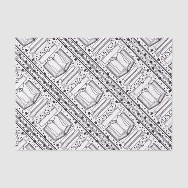 Papel De Seda Livro - Padrão simples, porém poderoso e sem falha (Frente )