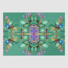 Papel De Seda Livro Verde deixa pedras-gigantes roxas