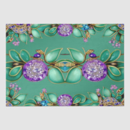 Papel De Seda Livro Verde deixa pedras-gigantes roxas