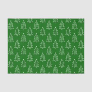 Papel De Seda Livro Verde sobre fundo escuro da árvore de Natal
