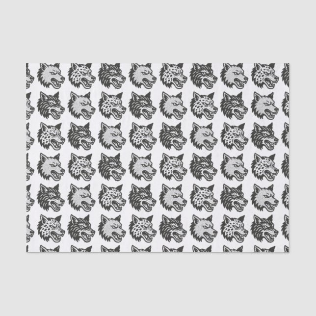 Papel De Seda Lobos (Frente )