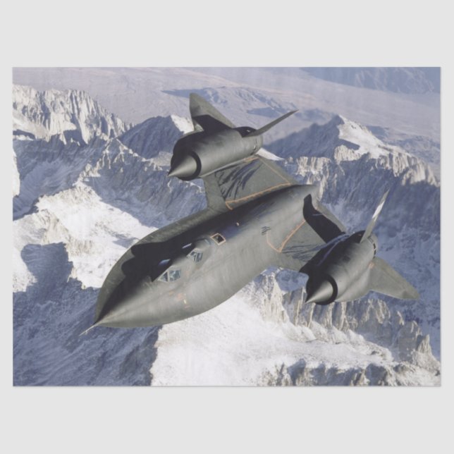 Papel De Seda Lockheed SR-71B Blackbird (Frente )