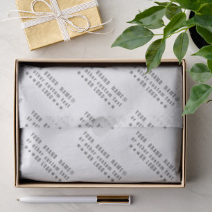 Papel De Seda Logótipo comercial ou texto de cinza Branco person