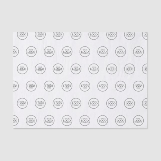 Papel De Seda Logotipo comercial personalizado (Frente )