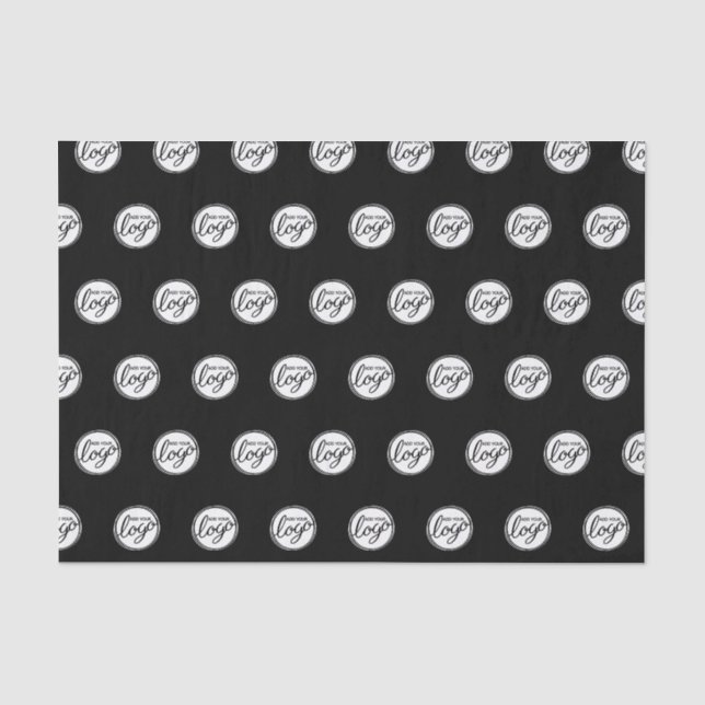 Papel De Seda Logotipo comercial personalizado (Frente )