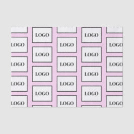Papel De Seda Logotipo da Empresa Roxo Claro Personalizado