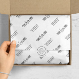 Papel De Seda Logotipo da empresa Slogan de Marca da empresa Emp