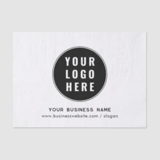 Papel De Seda Logotipo de sua empresa e funcionários personaliza