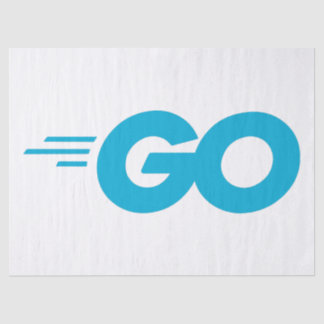 Papel De Seda Logotipo Golang (Ir para o idioma de programação)